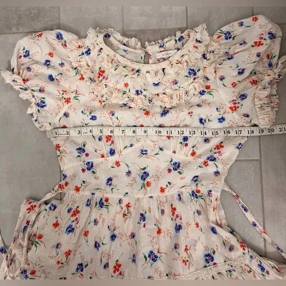 Doen Fiore Maxi Dress Octavia Floral Print Size Medium - Picture 11 of 12